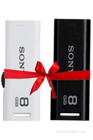 Sony USM8GR 8 GB Pen Drive(Black, White) Sony USM8GR 8 GB Pen Drive(Black, White)